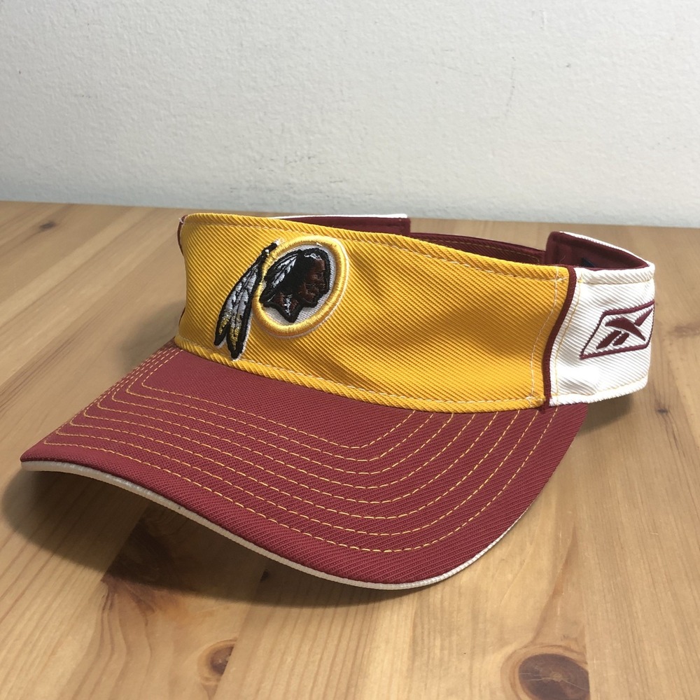Vintage Washington Redskins Reebok Visor Men's Adjustable Burgundy Gold Football